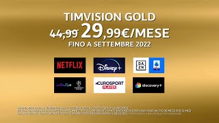 Spot TIM  TIMVISION GOLD 15 [upl. by Merrili759]