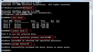 how to partitions a hard drive using cmd  UrduHindi  Naveed Sarwar [upl. by Rednas]