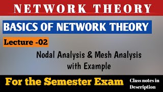 Nodal Analysis amp Mesh Analysis [upl. by Aldin39]