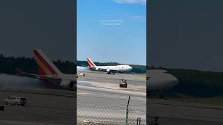 Kalitta Air 747 Arrival Anchorage Alaska Plane Spotting [upl. by Halonna621]