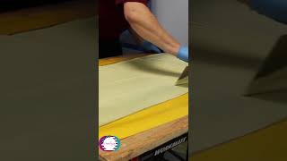 Honeycomb panel adhesive application in 1 minute [upl. by Novyak]