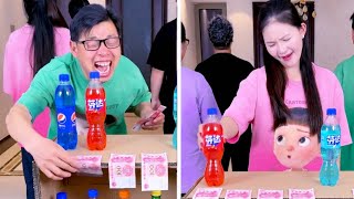 Who Wins The Most Banknotes Blind Box Drink Gamegame party [upl. by Lilyan]