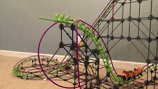 K’NEX ROLLER COASTER STOP MOTION BUILD [upl. by Yenmor]