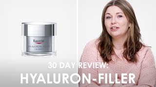 Part 2 30Day Team Review Eucerin Hyaluron Filler Night Cream Refill [upl. by Roy]