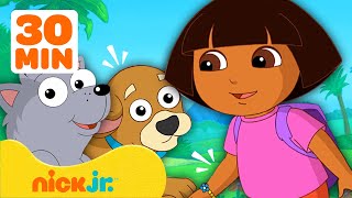 Dora poznaje świat  Dora ratuje SŁODKIE szczeniaki 🐶  30 minut  Nick Jr Polska [upl. by Schacker]