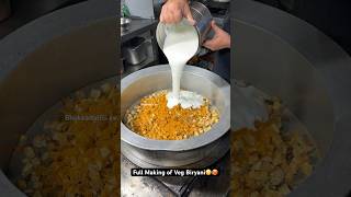 Full Making of Veg Biryani😳🥵 Indian Street Food [upl. by Krystle]