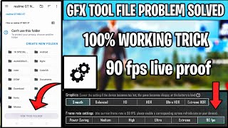 GFX Tool File Problem Solved  How To Fix Cant Use This Folder Problem In GFX Tool  100 Working [upl. by Lait]