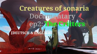 Creatures of sonaria Documentary ep2 The Critters DEUTSCH amp ENGLISH cos roblox [upl. by Orihakat162]