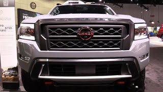 2024 Nissan Frontier PRO4X 38L V638720  Interior and Exterior Walkaround  2023 LA Auto Show [upl. by Arathorn]