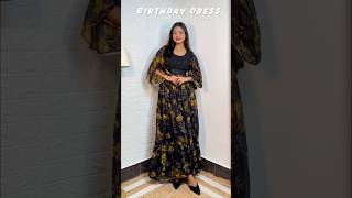 Myntra Birthday Dress🫶birthdaydress indiangown myntra fashionblogger myntraethnicwear maxi [upl. by Lucrece]