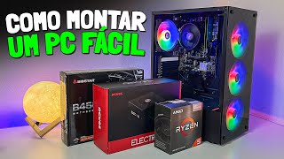 COMO MONTAR PC GAMER BARATO DO ZERO [upl. by Lachus]