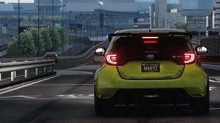 Toyota GR YARIS 850HP At Heavy Traffic Japan  NO HESI TUNED  Assetto Corsa  Logitech G29 Gameplay [upl. by Lzeil972]