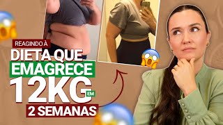 DIETA QUE EMAGRECE 12KG EM 2 SEMANAS É POSSÍVEL NUTRISINCERA [upl. by Alasdair]