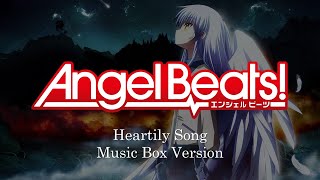 Heartily Song  Angel Beats  Music Box Cover 1 Hour Loop [upl. by Fennelly481]