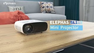 Mini Projector for iPhone ELEPHAS 2024 Upgraded 1080P HD Projector 8000L Portable Projector [upl. by Necila712]