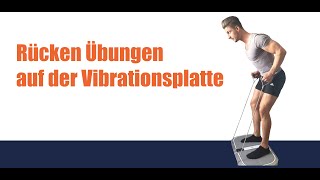 Rücken Übungen auf der Vibrationsplatte [upl. by Ayokal]