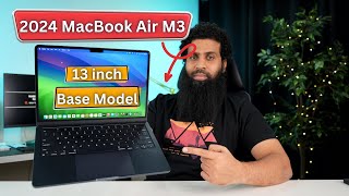 2024 Macbook Air M3 13 inch Base Model  Unboxing amp Review [upl. by Sammie759]