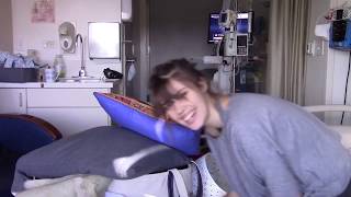 Hospital Room Makeover Start to Fin  Claire Wineland [upl. by Quillon]