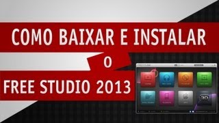 Como Baixar e Instalar o Free Studio 2013 [upl. by Victory]