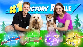 We let DOGS control our Fortnite game [upl. by Leo461]