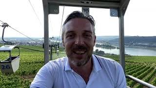 Ride the Rüdesheim Gondolas with AmaWaterways Cruise Manager Dragan [upl. by Nwahsram]