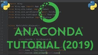 Anaconda Tutorial 2019  Python Virtual Environment Manager [upl. by Aleinad]