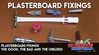 Plasterboard fixings The good the bad and the useless [upl. by Aivata]