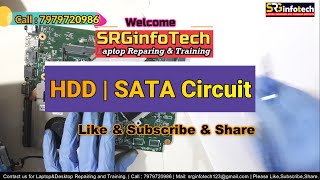 HDD SATA Circuit Tracing Laptop  Laptop motherboard HDD drive not detecting  HDD to ODD Transfer [upl. by Attlee]