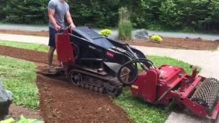 Toro Dingo Soil Cultivator Replacing Lawn [upl. by Rim]