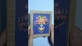 La Catrina cardboard game art artscraft drawing shorts [upl. by Benyamin81]