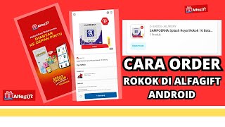 CARA MEMBELI ROKOK DI ALFAGIFT VIA ANDROID UPDATE TERBARU 2024 [upl. by Eninnej]