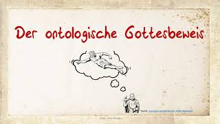 Philosophie  Der ontologische Gottesbeweis nach Anselm von Canterbury [upl. by Olympium]