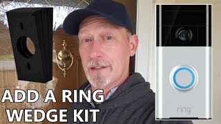 How To Install A Ring Video Doorbell Wedge Kit On New Or Existing Ring Doorbell [upl. by Lotsirhc561]