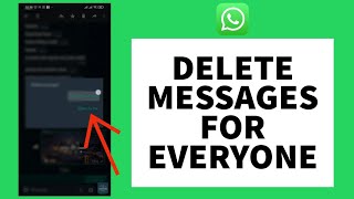 How To Delete WhatsApp Messages For Everyone 2023 [upl. by Ecnerol969]