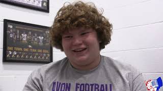 24 Avon Eagles Football Senior Spotlight  Emmit Orlowski [upl. by Bannerman]