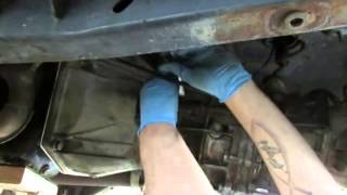 Wrangler TJ 5 Speed Transmission Removal [upl. by Tnilc]