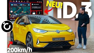 VW ID3 Facelift 2024  NEUER AKKU und 200 KMH dank GTX Performance Version [upl. by Llirpa]