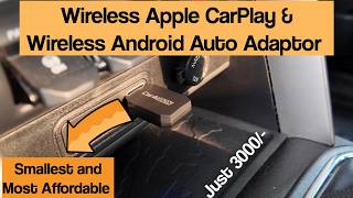 Convert Wired Apple Carplay and Android Auto into Wireless in just Rs3000 [upl. by Swithbert]