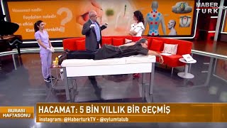 Hacamat Tedavisi Gençleştirir mi HABERTÜRK TV [upl. by Ariamat]