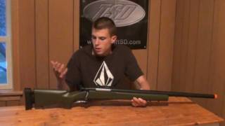 Javelin Works M24 Airsoft Sniper Rifle Review [upl. by Tihom]