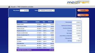 MAXIREM EXPRESS  TNS Cotisations Sociales [upl. by Vernen]