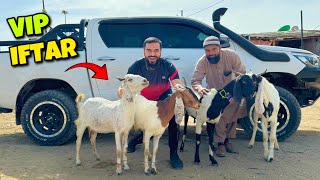 Bakrey lene mandi pohanch gae 🐐 VIP iftar ki tayari 😍 [upl. by Edmea]