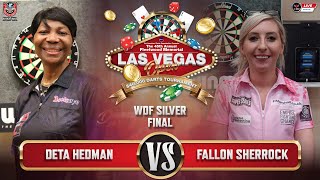 Deta Hedman vs Fallon Sherrock  WDF Silver Final  Las Vegas Open [upl. by Audrey]