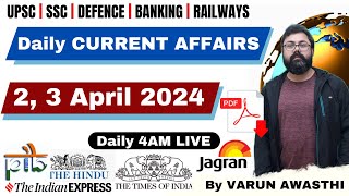 EP 1252 2 3 APRIL 2024 CURRENT AFFAIRS with Static GK  CurrentAffairs2023 [upl. by Ewell]