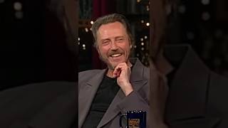 Christopher Walken describes what he does to maintain such long hair Late Show with David Letterman [upl. by Akenihs]