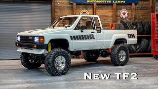 Unboxing the New RC4wd TF2 Toyota Xtra Cab Proper Toyota Suspension amp More [upl. by Irianat]