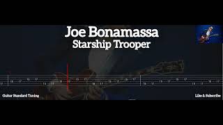 Joe Bonamassa  Starship Trooper  Tab Guitar [upl. by Merill]