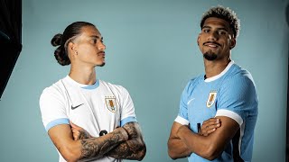 Presentación de la nueva camiseta de Uruguay para la Copa América 2024 [upl. by Trevar]