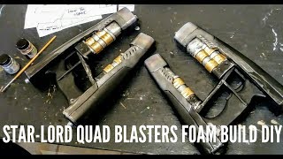 Star Lord Quad Blasters Foam Cosplay build video DIY [upl. by Nalniuq]