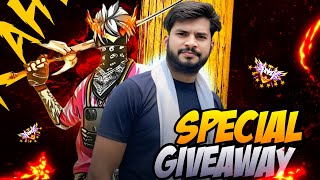 30 K Special Giveaway Redeem Code 😱On Live stream 💯 freefiremax freefirelive shortslive ff [upl. by Nnylannej]